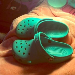 cute blue crocs 🤤